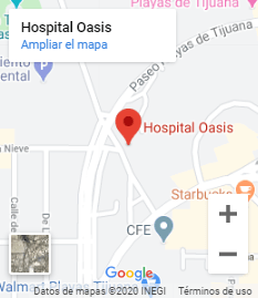 Mapa Hospital Oasis